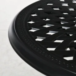 Outsunny Garden Dining Table - Black -Günstiges Grün Ecke Geschäft 4 3 248ecbdb 009a 495a 9a47 09ddccf1634a