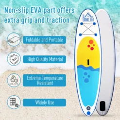Homcom Inflatable Paddle Board -Günstiges Grün Ecke Geschäft 4 3 d00b3c80 29da 49fb 9eab 6421ce995143