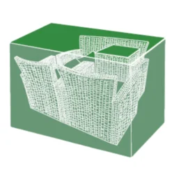 Silver & Stone Outdoor Furniture Cover For 4 Seater Sofa - Dark Green -Günstiges Grün Ecke Geschäft 4 seater sofa furniture cover 2