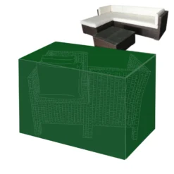 Silver & Stone Outdoor Furniture Cover For Corner Sofa