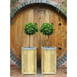 Forest Garden Slender Planter - Small 75cm(h) X 40cm(w) X 40cm(d) -Günstiges Grün Ecke Geschäft 4937500 5
