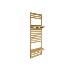 Forest Garden Slatted Wall Planter Trellis 2 Shelf 180cm(h) X 60cm(w) X 3.5cm(d) -Günstiges Grün Ecke Geschäft 4937654 3