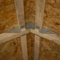 Forest Garden Shiplap Dip Treated 6x4 Reverse Apex Shed - No Window -Günstiges Grün Ecke Geschäft 4937791 8