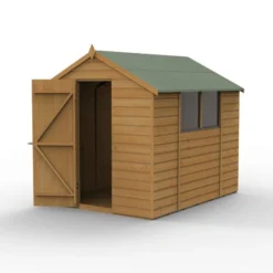 Forest Garden Shiplap Dip Treated 8x6 Apex Shed