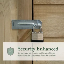 Forest Garden Overlap Pressure Treated 8x6 Pent Shed -Günstiges Grün Ecke Geschäft 4937982 8