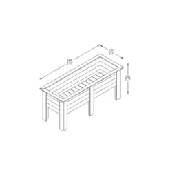 Forest Garden Deep Root Planter - 1.8m -Günstiges Grün Ecke Geschäft 4938071 4