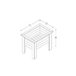 Forest Garden Deep Root Planter - 1m -Günstiges Grün Ecke Geschäft 4938118 4