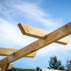 Forest Garden Hanbury Flat Top Arch -Günstiges Grün Ecke Geschäft 4938156 4