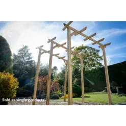 Forest Garden Hanbury Flat Top Arch -Günstiges Grün Ecke Geschäft 4938156 9
