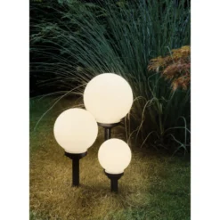 EGLO Solar Lights Sphere Set Of 3 -Günstiges Grün Ecke Geschäft 5047406 EGLO Solar Lights Sphere Set of 3 4