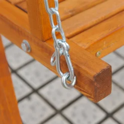 Outsunny 3 Seater Canopy Swing Bench - Cream White -Günstiges Grün Ecke Geschäft 5TL9e117dc29ce89a