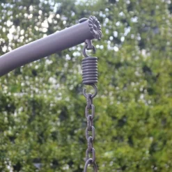 Silver & Stone Ariana Hanging Cocoon Rattan Double Egg Chairs - Grey -Günstiges Grün Ecke Geschäft 61 1ncNjs L. AC SL1000