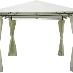 Silver & Stone Outdoor Premium Gazebo - Vienna 3m X 3m - Cream