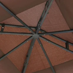 Outsunny 3 X 3(m) Gazebo Coffee -Günstiges Grün Ecke Geschäft 6wad4d17f788cc56e jpg