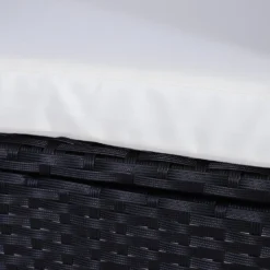 Outsunny-3 Piece Rattan Bistro Set - Black -Günstiges Grün Ecke Geschäft 70k3d617eecc2a467