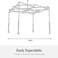 Silver & Stone Outdoor Pop Up Garden Gazebo 3m X 3m - Green -Günstiges Grün Ecke Geschäft 712iFl1S1dL. AC SL1500