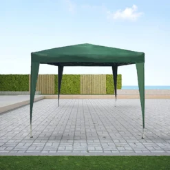 Silver & Stone Outdoor Pop Up Garden Gazebo 3m X 3m - Green -Günstiges Grün Ecke Geschäft 81xMVG1AuDL. AC SL1500