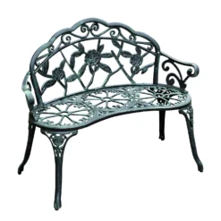 Outsunny Antique Style Garden Bench - Green -Günstiges Grün Ecke Geschäft 8gz75e17dc49d9411 a56eb221 aa5b 4260 bf8e 426c7657644c