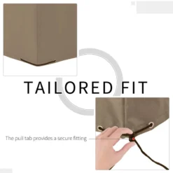 Outsunny Outdoor Garden Rattan Furniture Protective Cover Beige 275x205cm -Günstiges Grün Ecke Geschäft 8yKa0917fc0264a13 jpg