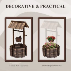 Outsunny Wooden Well -Günstiges Grün Ecke Geschäft 939a0917ee2cf04ee 75ccb6df dcd9 4a04 8c68 27a28cd0b927