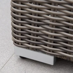 Outsunny 2 Seater Adjustable PE Rattan Wicker Lounge Set Half-Round Wicker Recliner Bed -Günstiges Grün Ecke Geschäft 9HZ3d617eecc28ebe