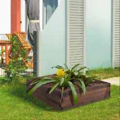 Outsunny Wooden Raised Garden Bed Planter 80 X 80cm -Günstiges Grün Ecke Geschäft 9l46ff17ee2cf0903 f8699283 cbbc 4c81 8ebe 69eded881a07