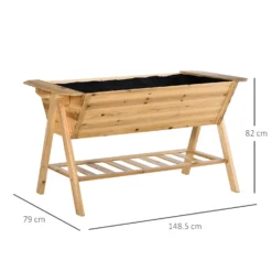 Outsunny Wooden Planter Garden Raised Bed -Günstiges Grün Ecke Geschäft AQi24c17dc30abe72 c0a1944a 1766 40e3 9e42 950efa5b9089