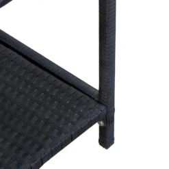 Outsunny Rattan Rocking Chair Set - Black -Günstiges Grün Ecke Geschäft Ace0b317dc18a3d33