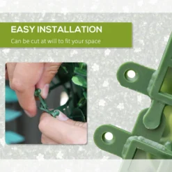 Outsunny Faux Green Floral Wall Trellis - 12 Pieces -Günstiges Grün Ecke Geschäft Aho2a817e2f02ca91 66ffa476 0302 4b77 9fc3 2717488d991e