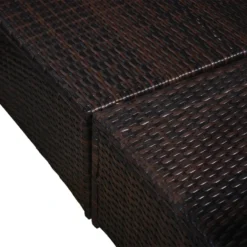 Outsunny Rattan Corner Sofa Set With Table - Brown -Günstiges Grün Ecke Geschäft AkLd4d17fe8384473 jpg