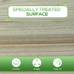 Outsunny Raised Garden Bed With Legs And Storage Shelf Elevated Wooden Planter Box -Günstiges Grün Ecke Geschäft BAV10a17e2eb580b4