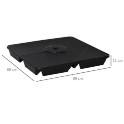 Outsunny Umbrella Base -Günstiges Grün Ecke Geschäft BLU2e217e2eb57e08