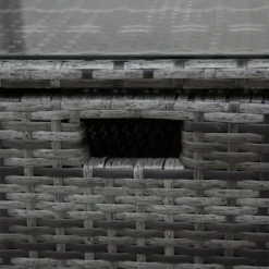 Outsunny Rattan Corner Sofa Set 1.3m - Grey -Günstiges Grün Ecke Geschäft BySfc91821a153f44 jpg