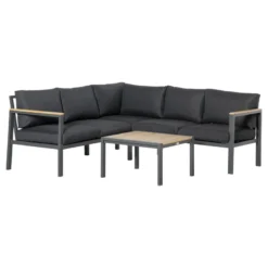 Outsunny Corner Sofa Set L Shape With Table - Dark Grey -Günstiges Grün Ecke Geschäft C5bdaa17f52a161b3 jpg