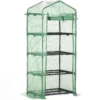 Outsunny Mini Greenhouse With 4 Tier 70 X 50 X 160 Cm - Green