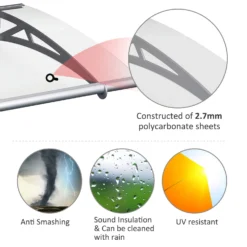 Outsunny Door Awning -Günstiges Grün Ecke Geschäft COu63a17dc60bd433 04783d0f 8190 4dc5 90e1 54ac07c9726c