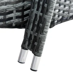 Outsunny Rattan Lounge Set With Side Table - Grey -Günstiges Grün Ecke Geschäft D5pd4d1882cd9c112 jpg