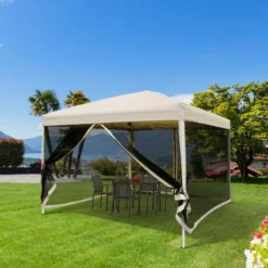 Outsunny 3 X 3(m) Pop Up Gazebo Beige -Günstiges Grün Ecke Geschäft DXj90f181652093af jpg