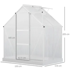 Outsunny Walk-In Greenhouse 6 X 4 Ft -Günstiges Grün Ecke Geschäft Dwxa121813be1e050 jpg