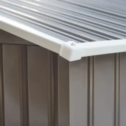 Outsunny Storage Shed In Galvanised Steel With Sliding Door 9ft X 6ft - Grey -Günstiges Grün Ecke Geschäft FMN3d6188d39dfd56 jpg