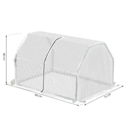 Outsunny 99x71x60cm Mini PVC Cover Steel Frame Greenhouse -Günstiges Grün Ecke Geschäft IKua1217edc605c99