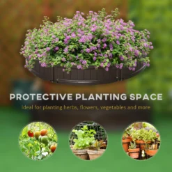 Outsunny Round Cultivation Bed -Günstiges Grün Ecke Geschäft JOUa0917edc657c91 78a4d369 411c 45d9 96bc 399f574240ee