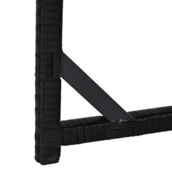 Outsunny 9 Pieces PE Rattan Cube Garden Furniture Set With Cushions, Outdoor Dining Table Set With 4 Armchair, 4 Stool, And Square Glass Top Table, Black -Günstiges Grün Ecke Geschäft JQv3d617eecc296d8 d88abcef 6849 4937 b543 6c8a46be16f0