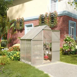 Outsunny Walk-In Greenhouse 6 X 4 Ft -Günstiges Grün Ecke Geschäft KBD6ff1813be1e050 jpg