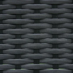 Outsunny-3 Piece Rattan Bistro Set - Black -Günstiges Grün Ecke Geschäft Kord4d17eecc2a467