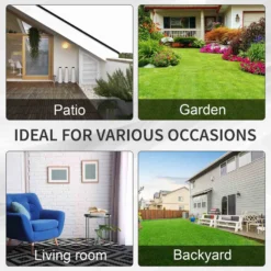 Outsunny Rattan Single Sofa Armchair -Günstiges Grün Ecke Geschäft L5ta0917eecc2a29a