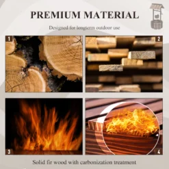 Outsunny Wooden Well -Günstiges Grün Ecke Geschäft LY888c17ee2cf04ee 8f2d763a 1154 4814 8f2b 19bf3836dea7