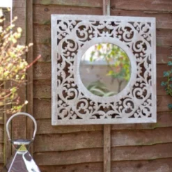 La Hacienda Mirror - Square Garden Mirror -Günstiges Grün Ecke Geschäft La Hacienda Mirror Square Garden Mirror 4958475 1