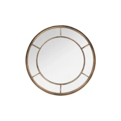 La Hacienda Mirror - Valencia Gold Round Mirror
