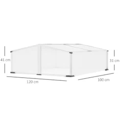 Outsunny Cold Frame Greenhouse -Günstiges Grün Ecke Geschäft LbTa1217edc60a54d bb614df3 bb28 4912 ae4f 81fc126a3fd4